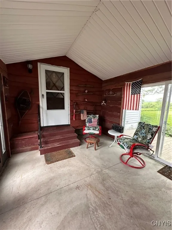Door into kitchen