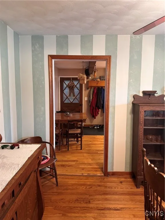kitchen walks into dining room