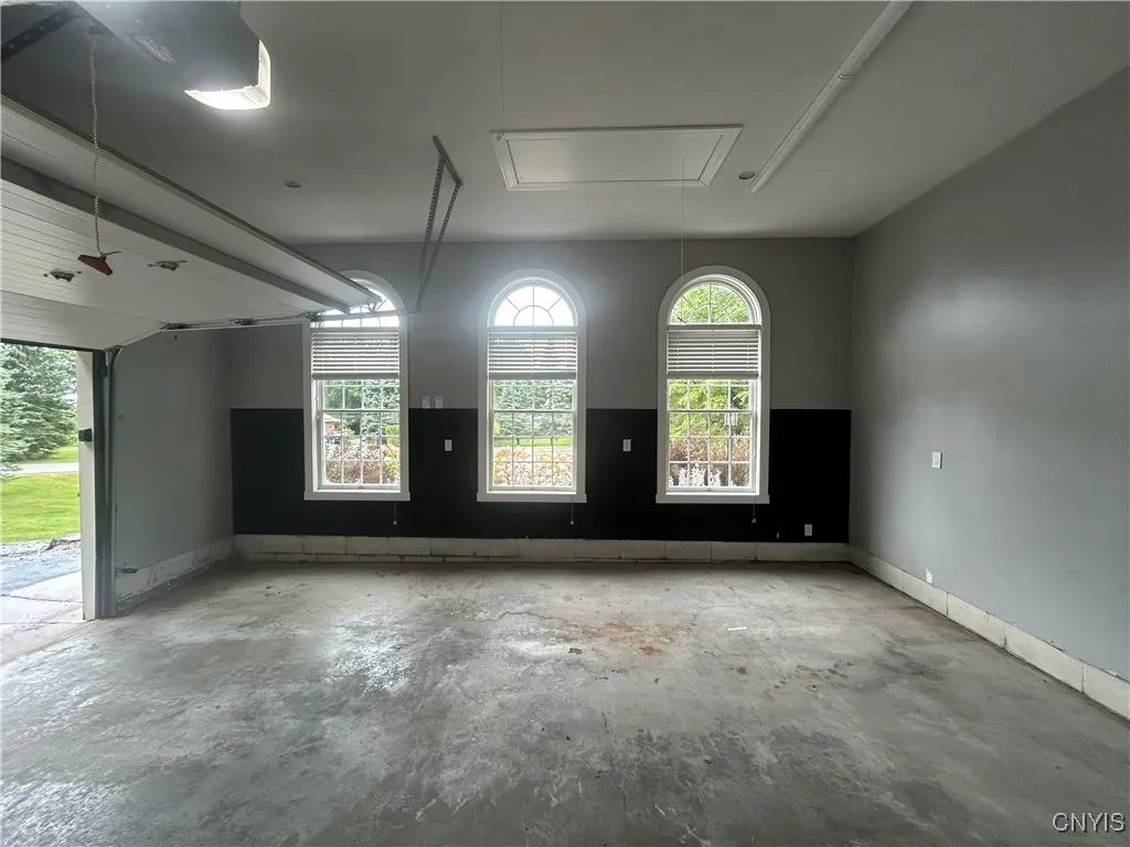 Garage attached to house