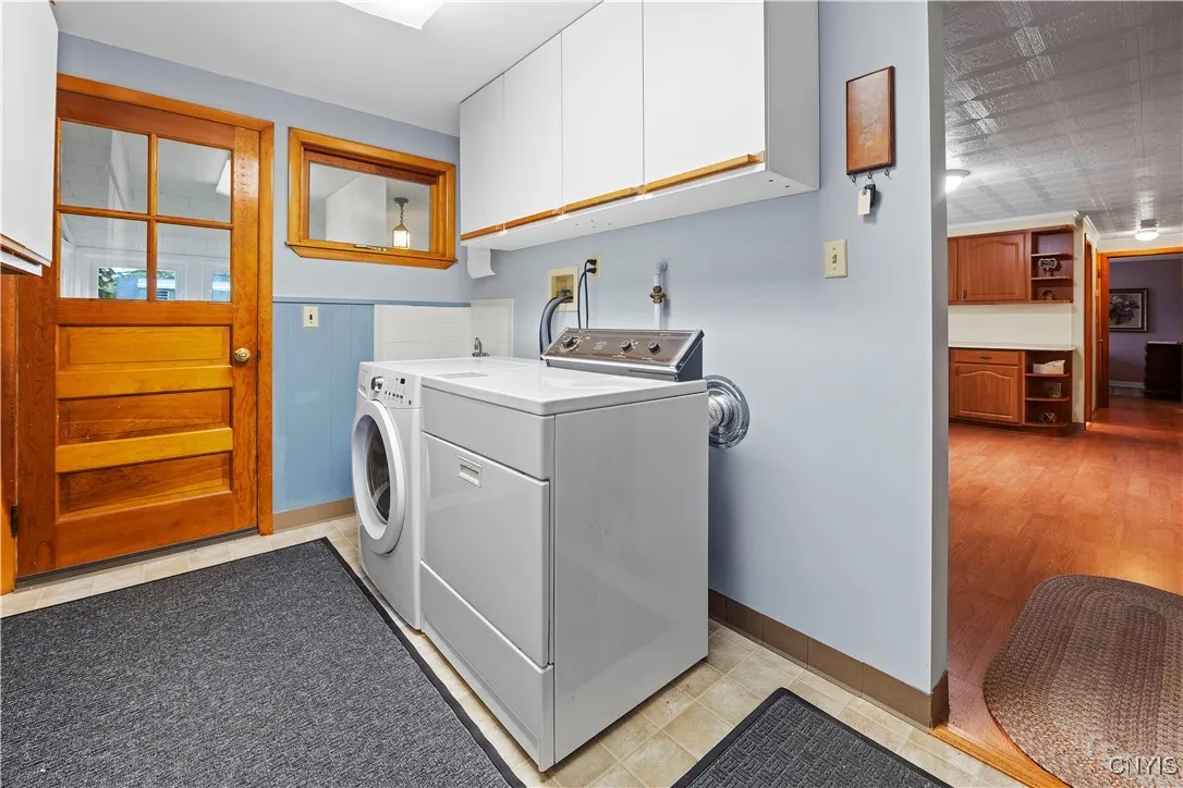 Main floor laundry room