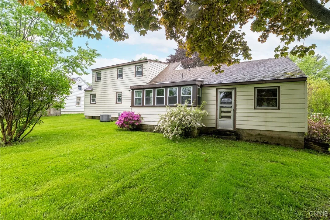 Lush green lawn