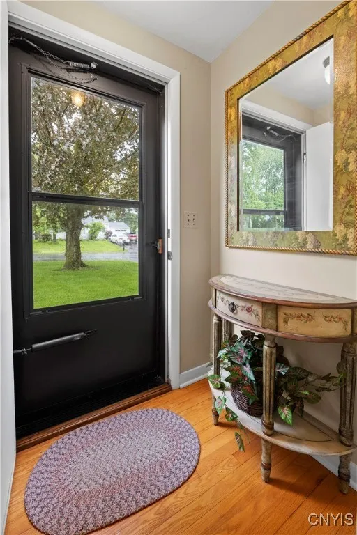 Main entrance foyer with coat closet