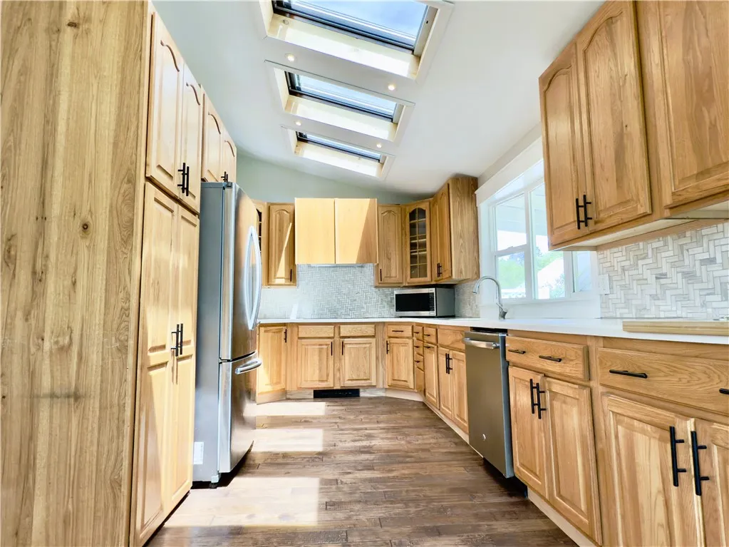 Naturally lit new kitchen