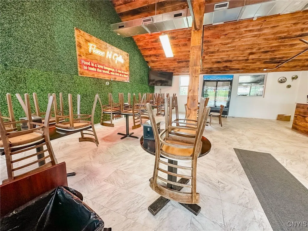 Inside of the restaurant