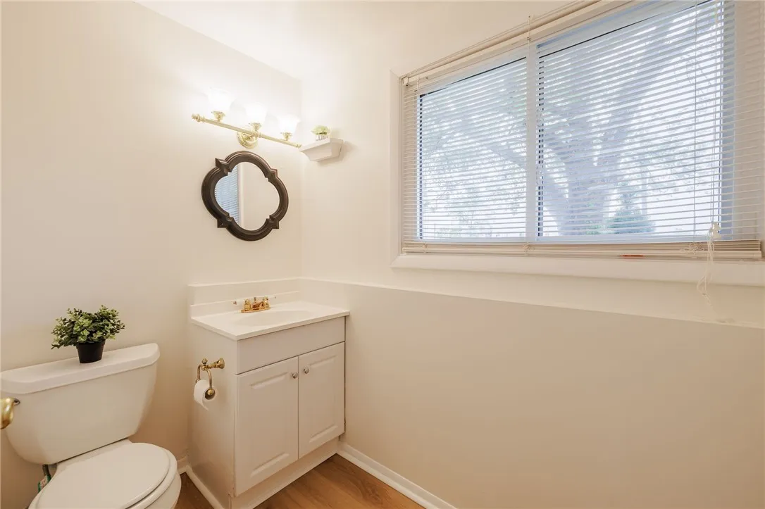 Updated lower level half bath!