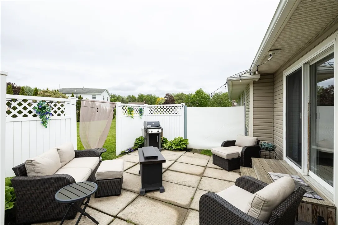 Patio with Privacy Fence