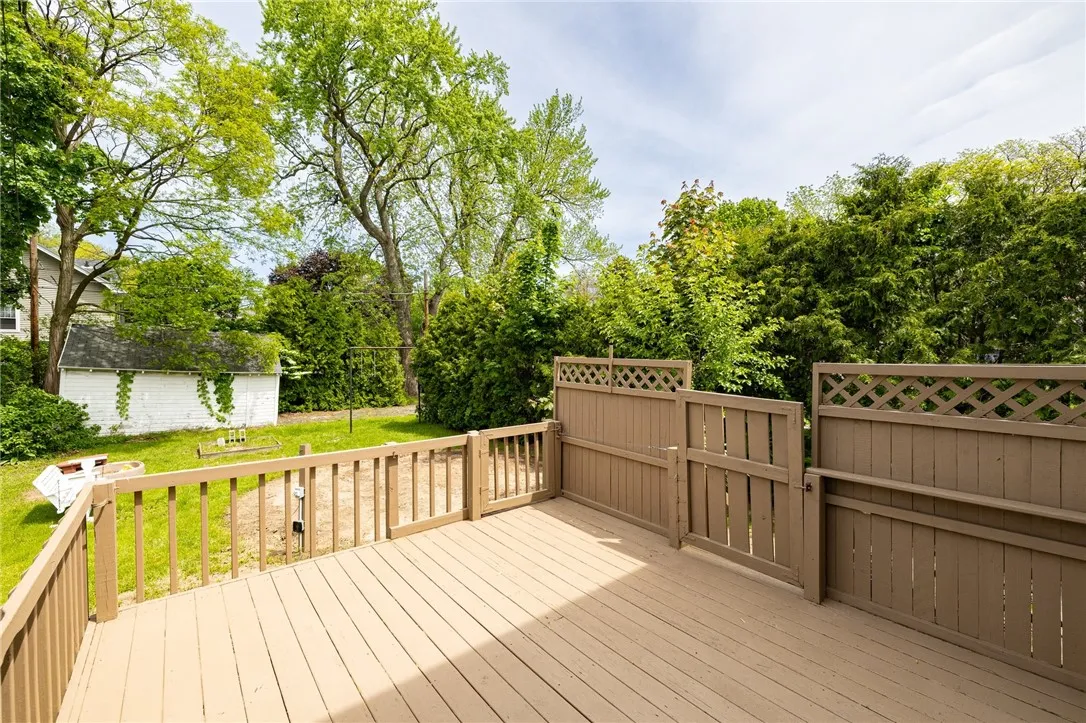 Newly Re-Stained Deck!
