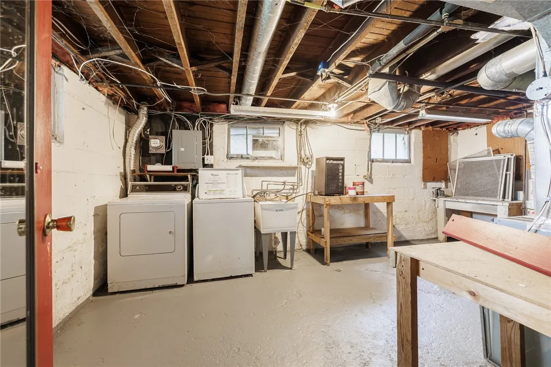 Unfinished Side of the Basement