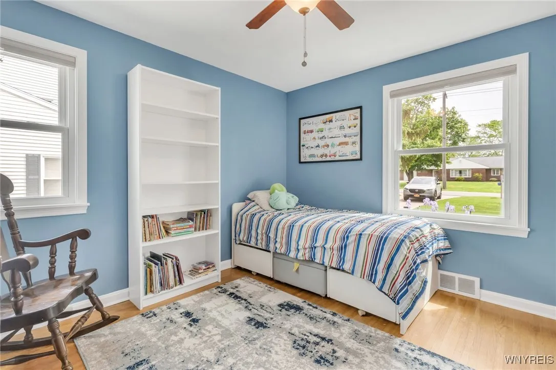 Large first floor bedroom.