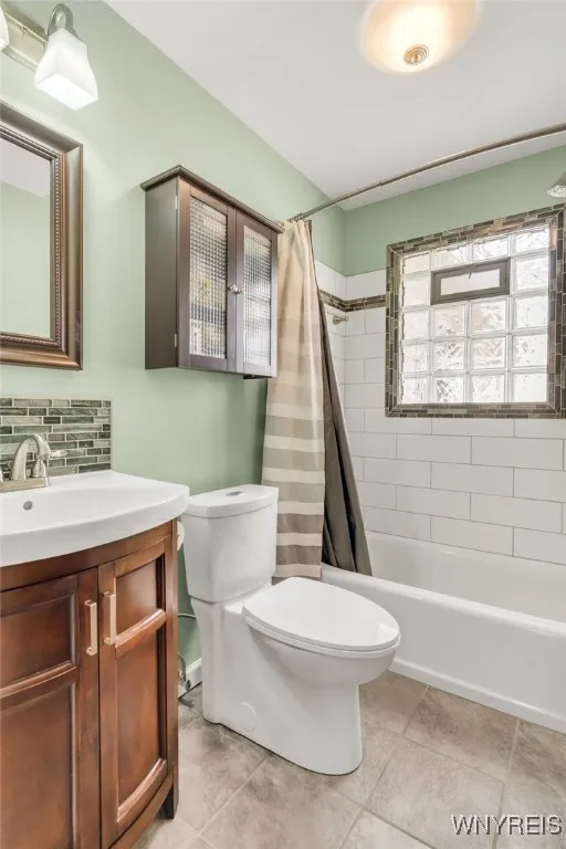 Remodeled bath.
