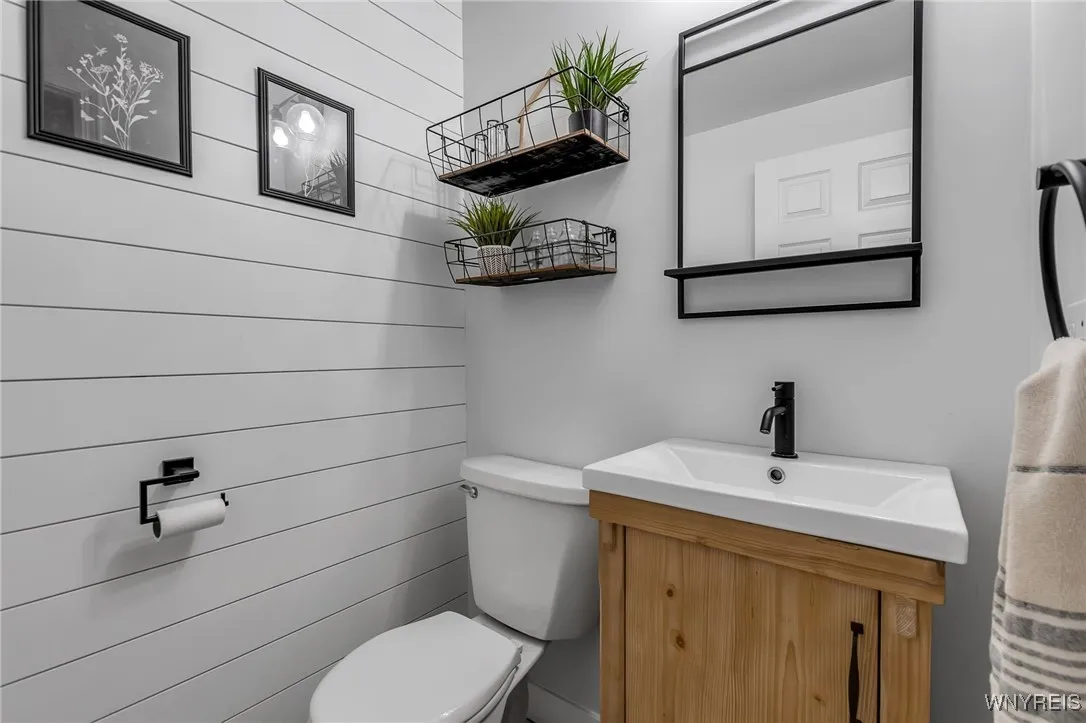 First floor half bathroom