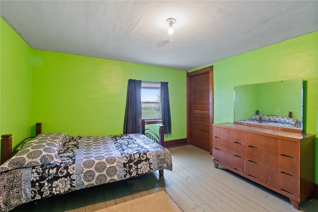 One of three upstairs bedrooms! All with ample closet space