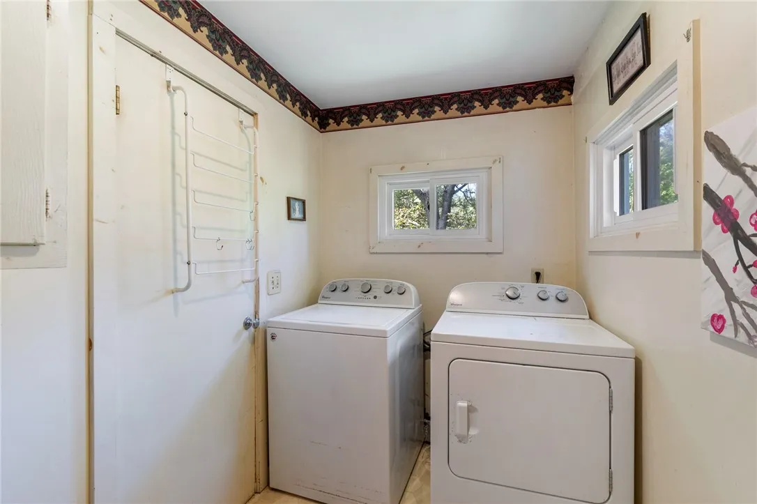 THE FIRST FLOOR LAUNDRY - FULL BATH - off the kitchen