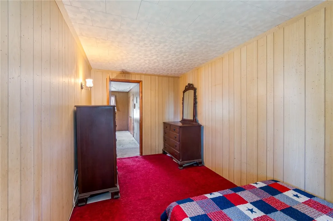 First floor bedroom AND there is a first floor full bath/laundry room too!