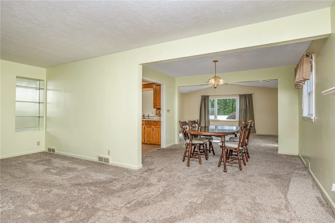 Living room with view to Dining Room