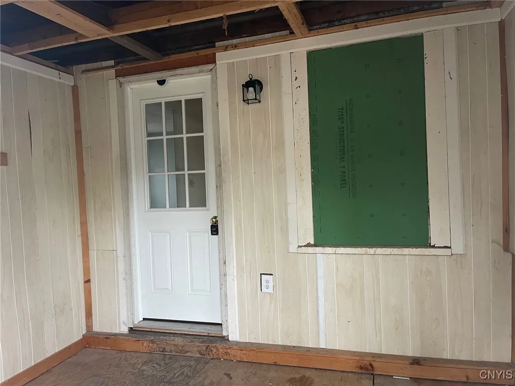 Enclosed front porch