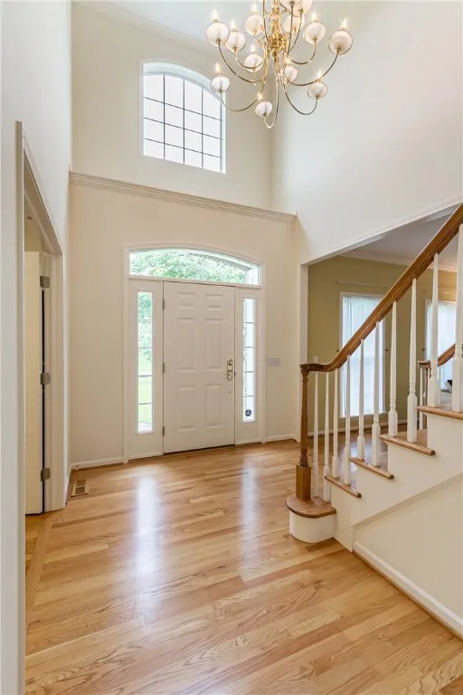 SPECTACULAR TWO STORY FOYER!