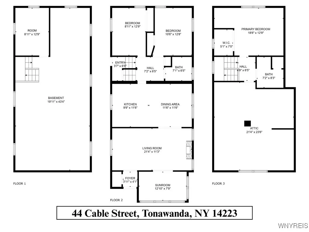44 Cable Street, Tonawanda-town, New York 14223, Tonawanda, New York 14223, 3 Bedrooms Bedrooms, 6 Rooms Rooms,2 BathroomsBathrooms,Residential,Closed,44 Cable Street, Tonawanda-town, New York 14223,B1608843