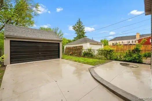 Brand new driveway and Two car garage