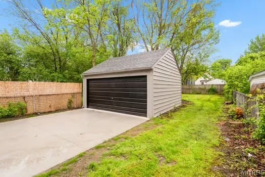 Brand new driveway and Two car garage