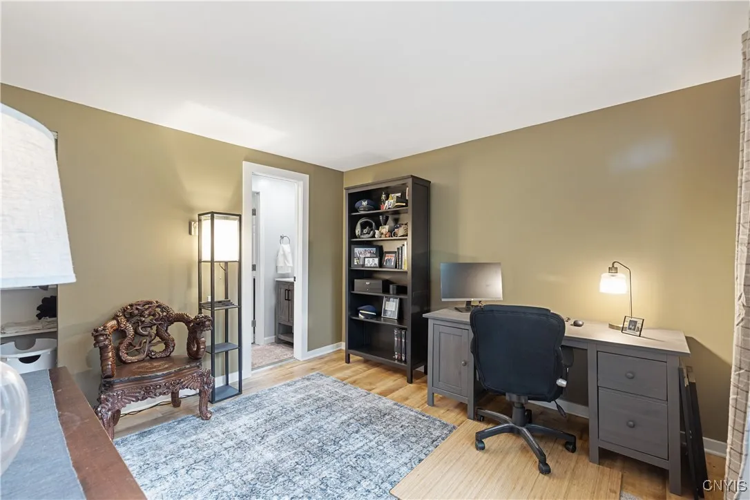 First floor bedroom with attached bath