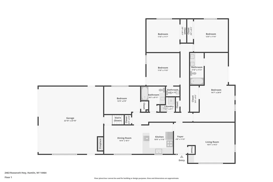 2463 Roosevelt Highway, Hamlin, New York 14464, Hamlin, New York 14464, 5 Bedrooms Bedrooms, 7 Rooms Rooms,2 BathroomsBathrooms,Residential,Closed,2463 Roosevelt Highway, Hamlin, New York 14464,R1610705