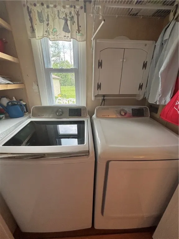 1st floor laundry off the kitchen