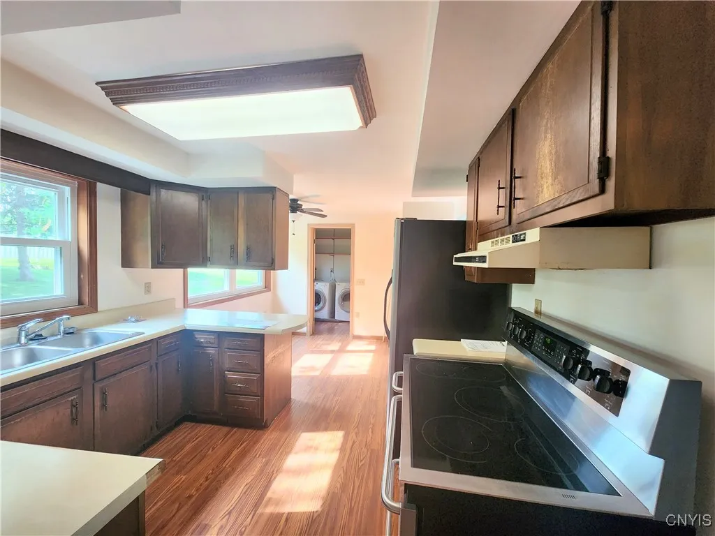 Interior walls newly primed with