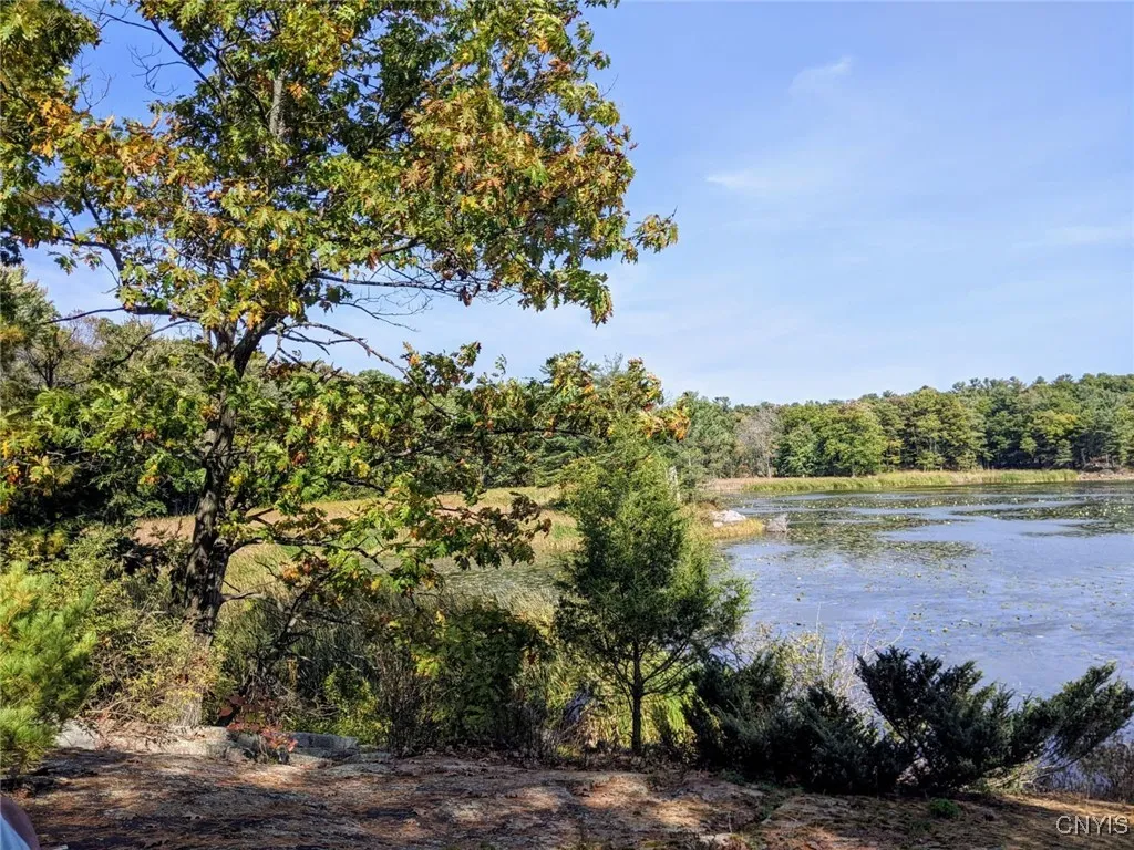 Property's view of the natural setting in peaceful Escanaba Bay.