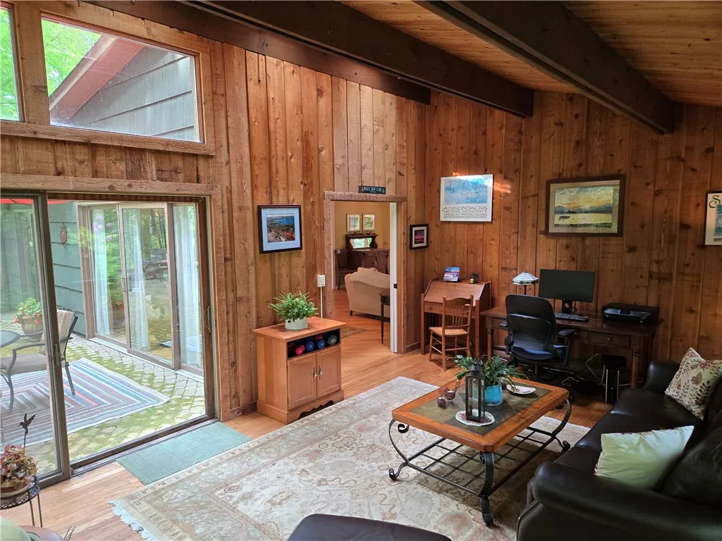 There is a terrific nook here to use as a home office, or studio space.
