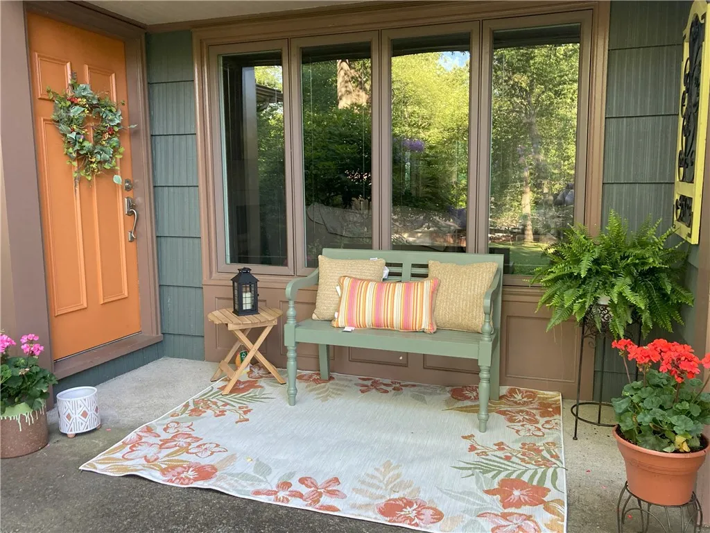 The front porch is the perfect place to watch the sunrise with your morning coffee.