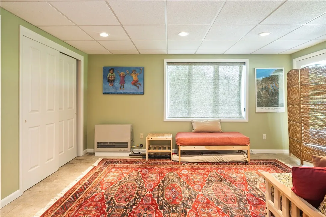 Finished walkout lower level