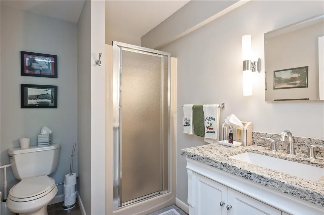 Lower level full bathroom