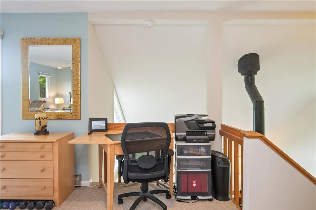 Top floor office area.