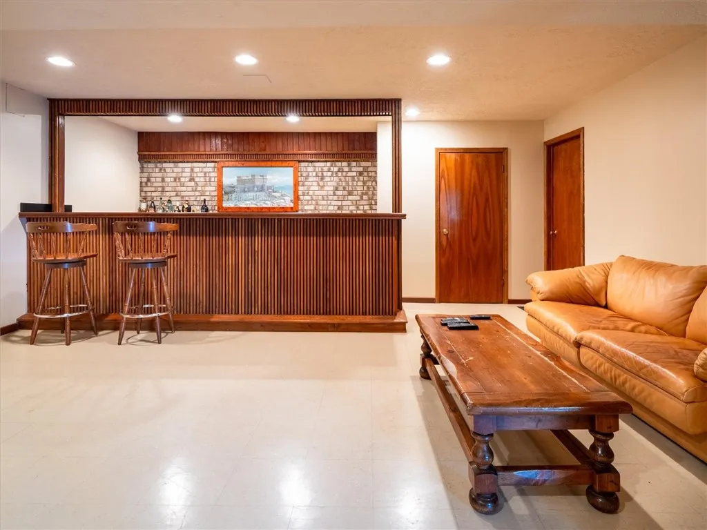 Lower level bar area