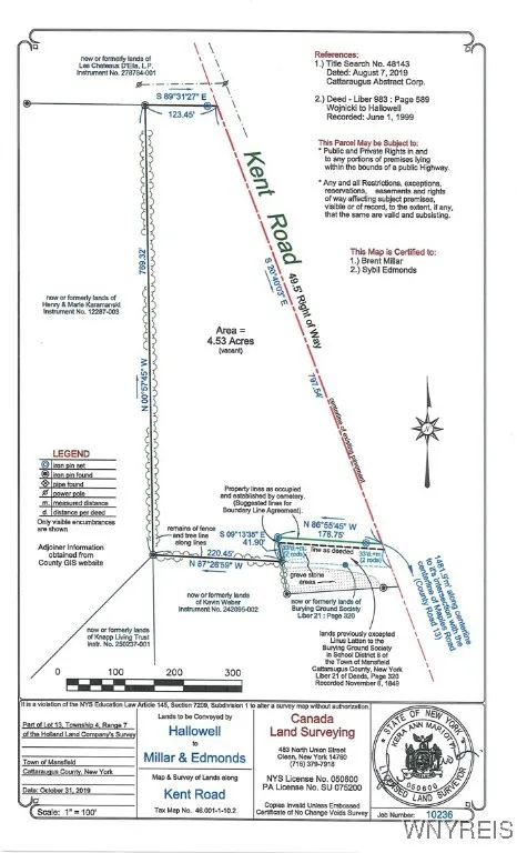 7200 Kent Road, Mansfield, New York 14731, Mansfield, New York 14731, ,Land,For Sale,7200 Kent Road, Mansfield, New York 14731,0,B1610678