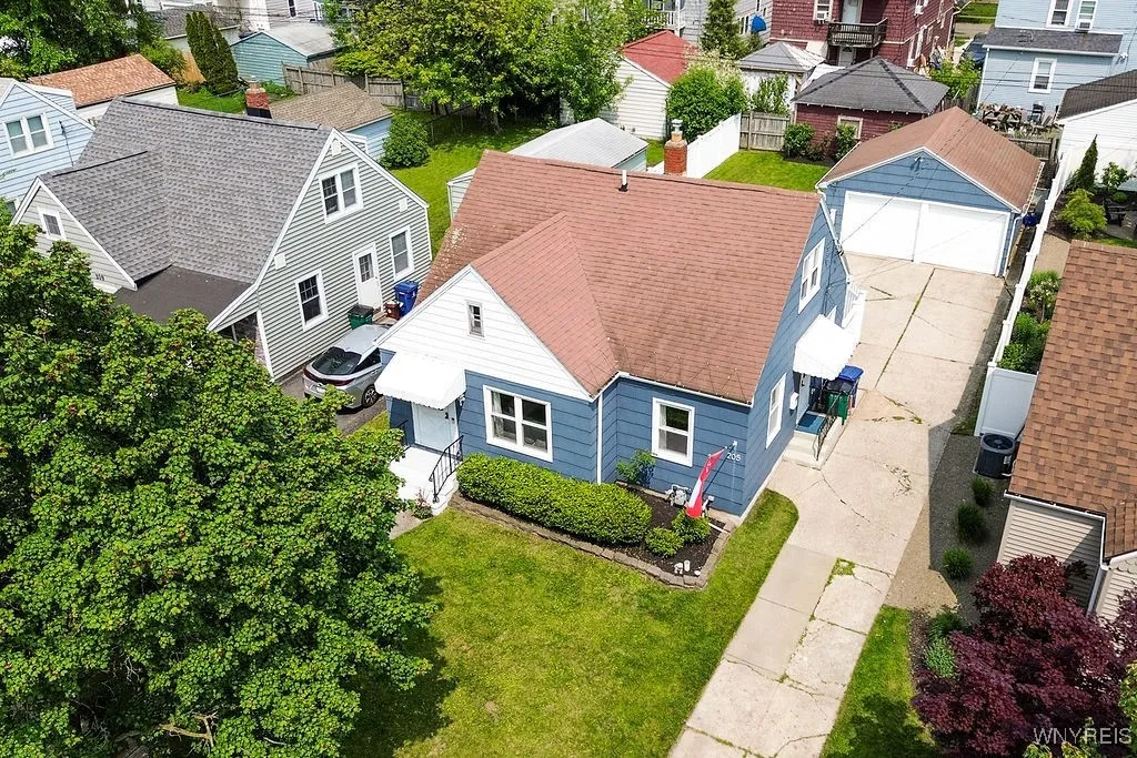 Front ariel view