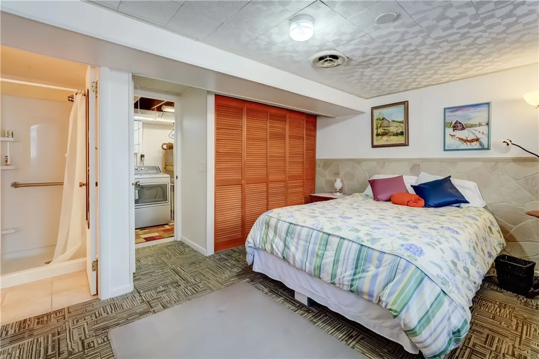 Lower level- large closet!