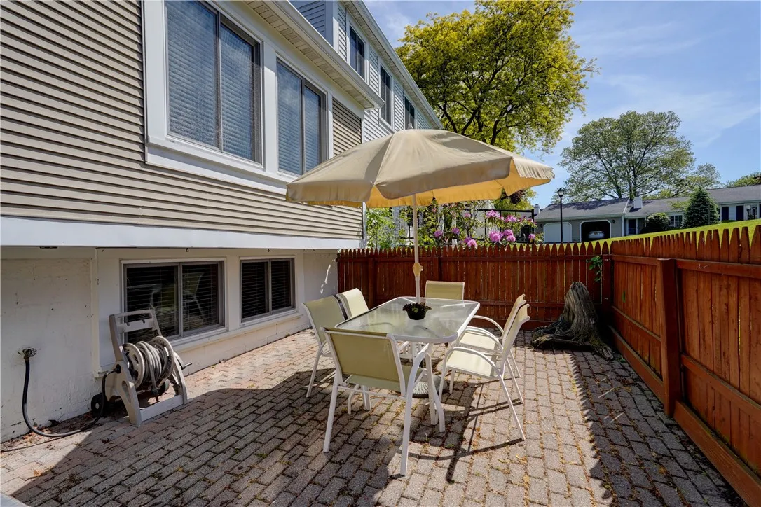 Private enclosed patio!