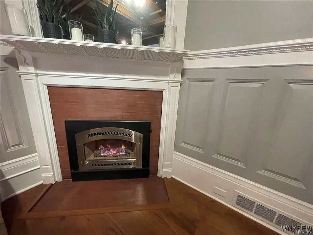 Gas Fireplace in primary suite