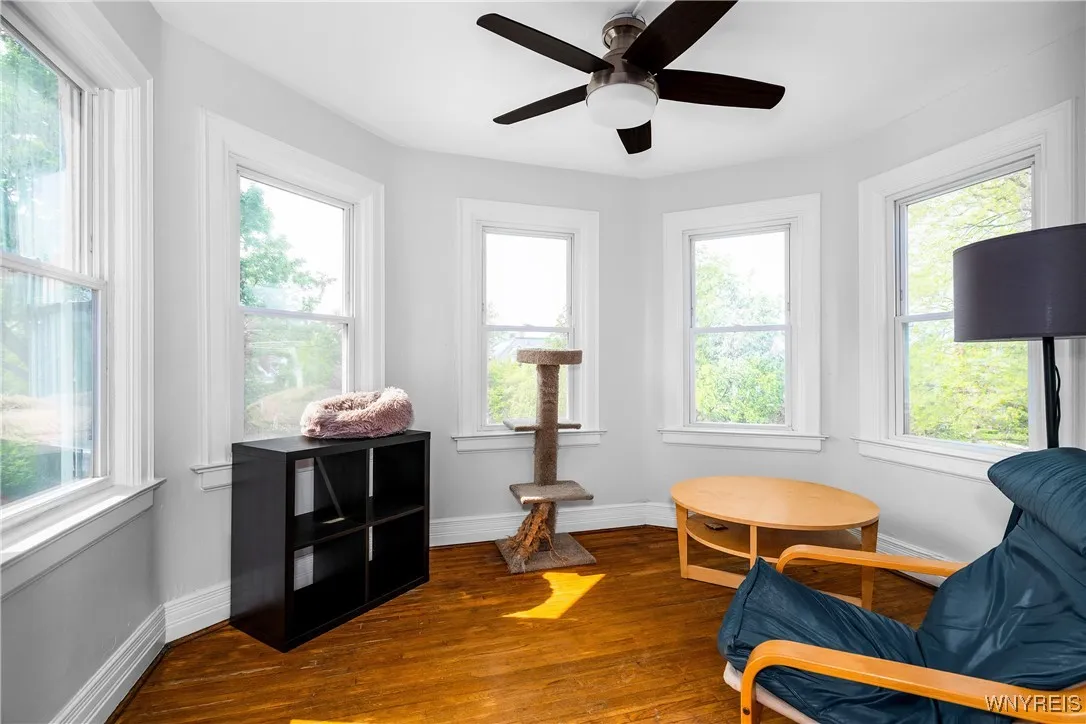 Third floor apartment turret room