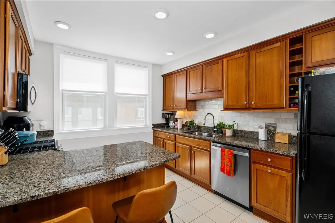Second floor apartment kitchen