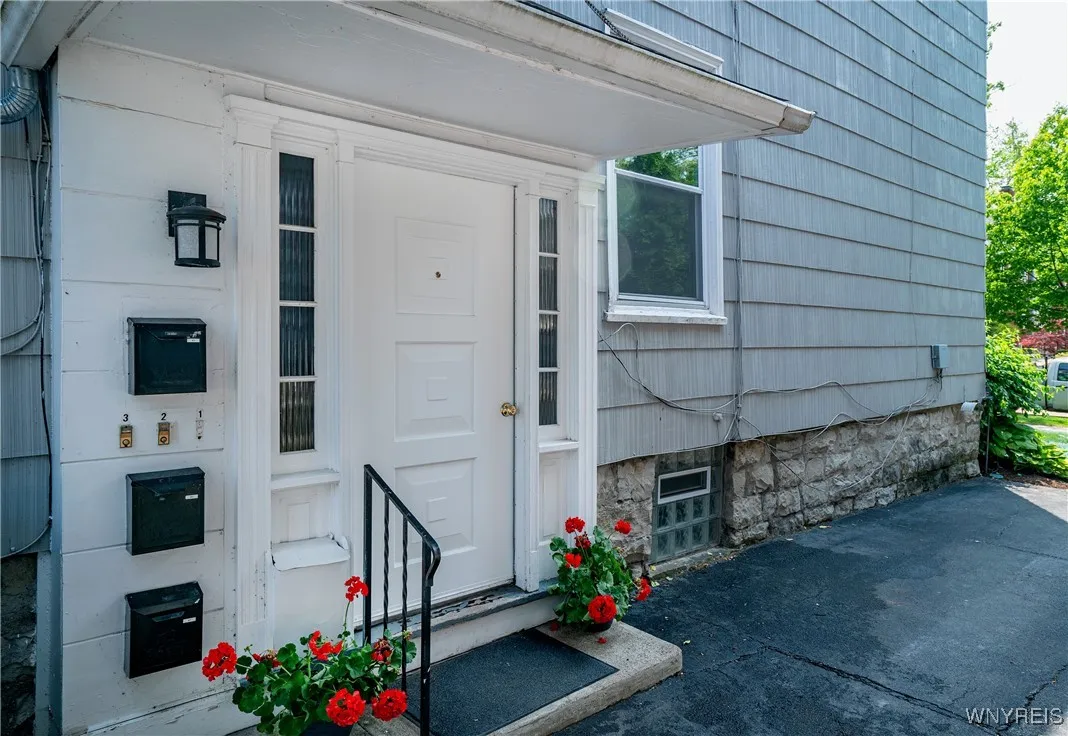 Side entrance