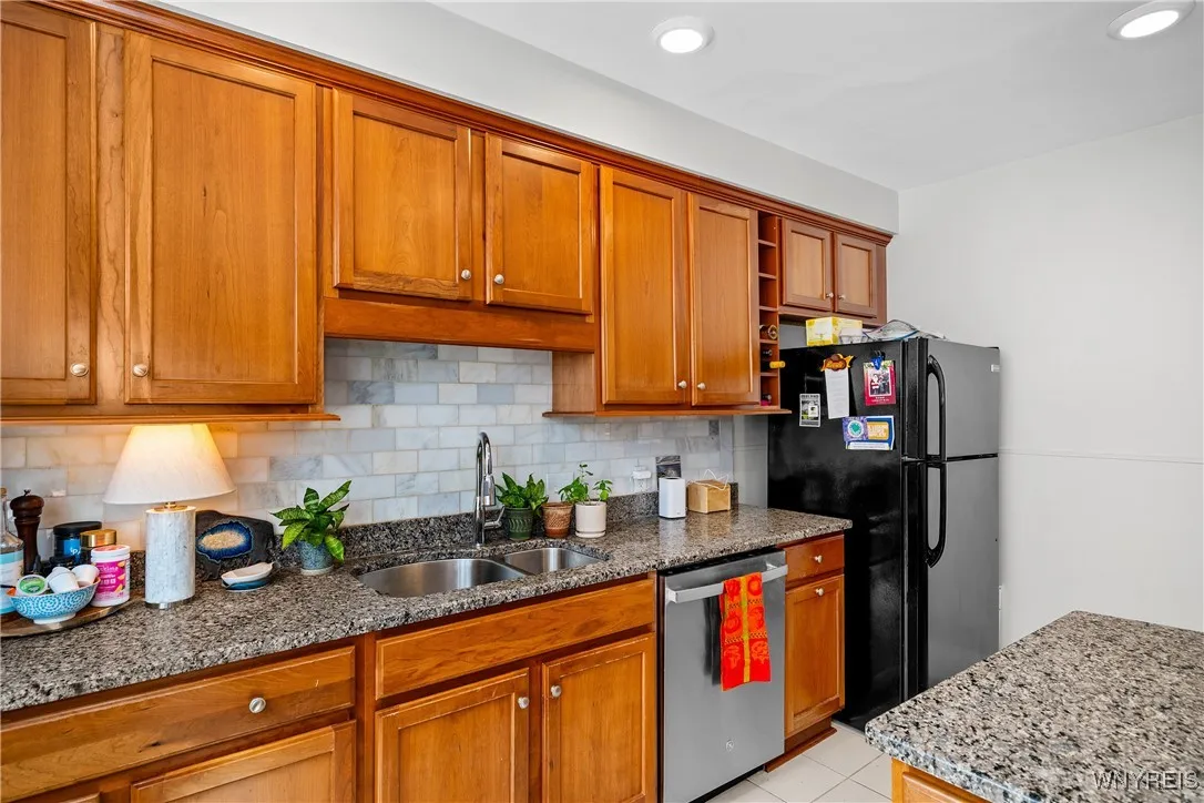 Second floor apartment kitchen