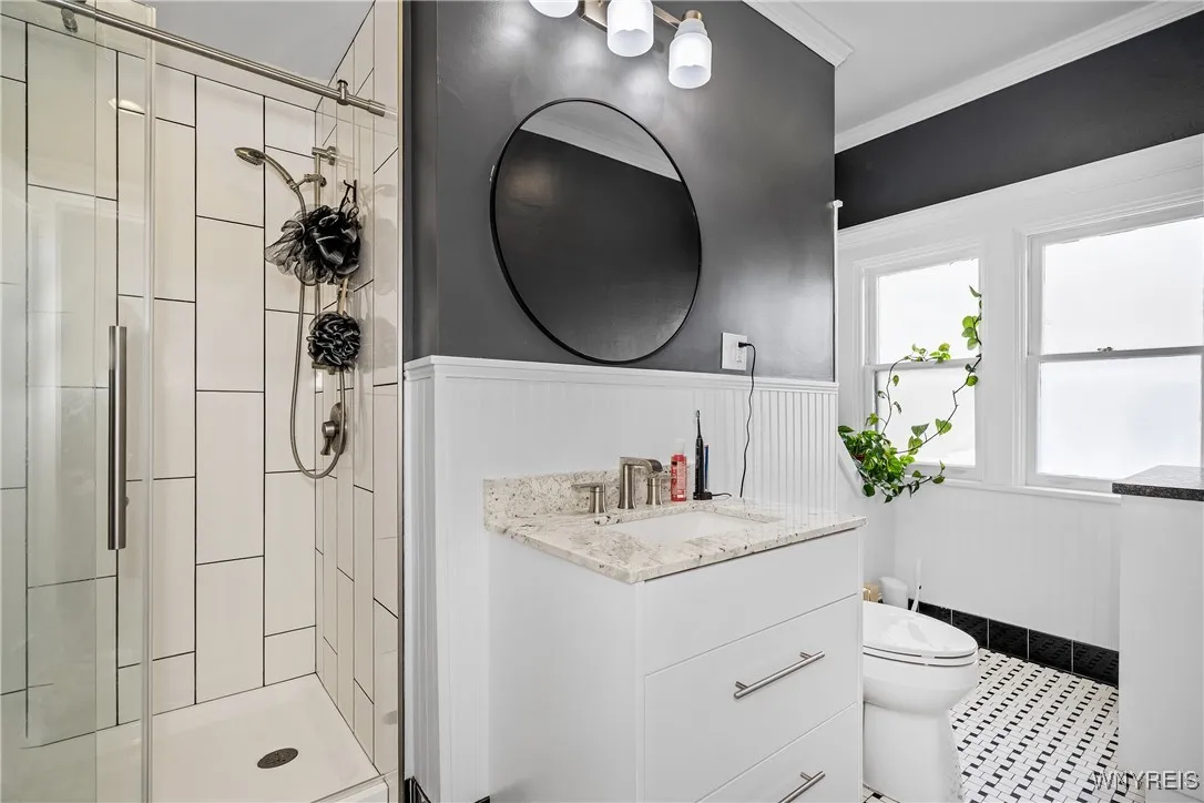 Third floor apartment bathroom