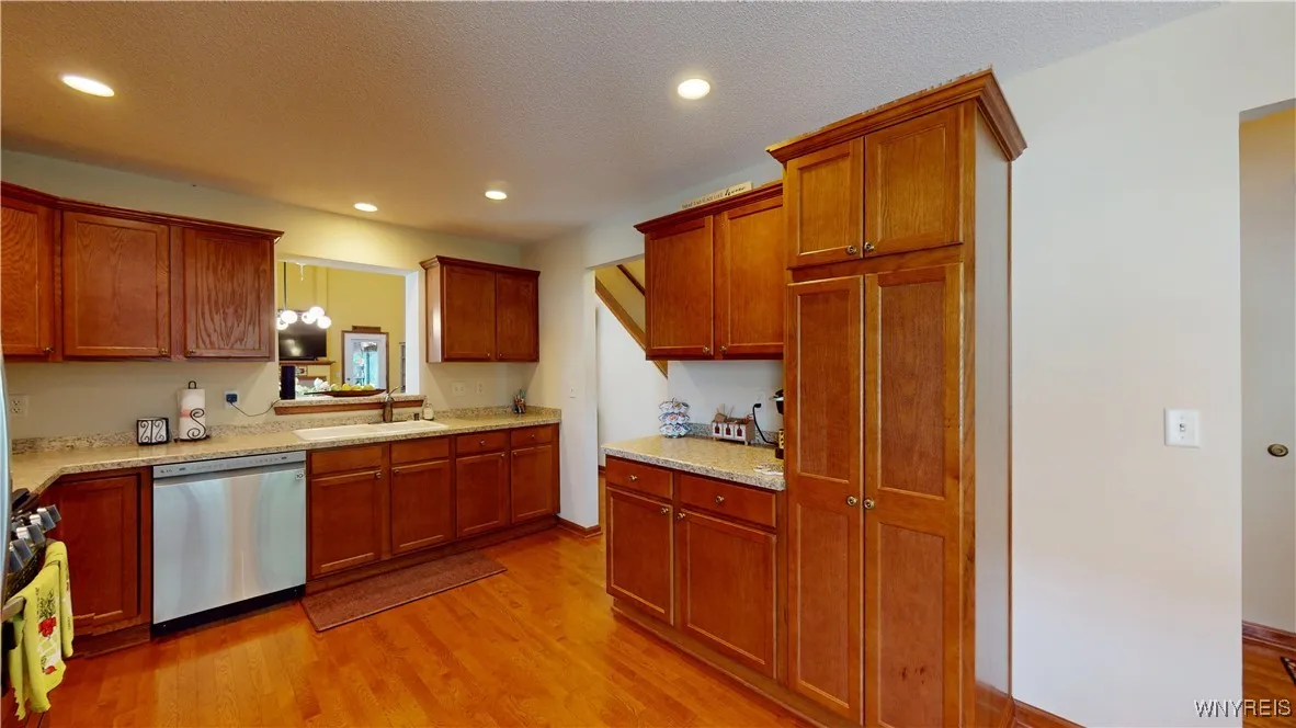 This kitchen has great panoramic views