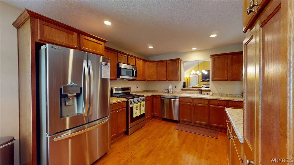 Floors and cabinets sparkle