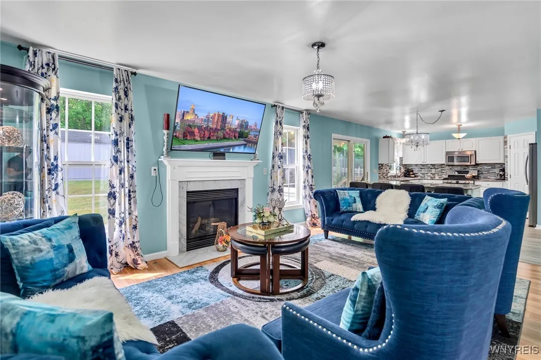 Flat screen TV included too!