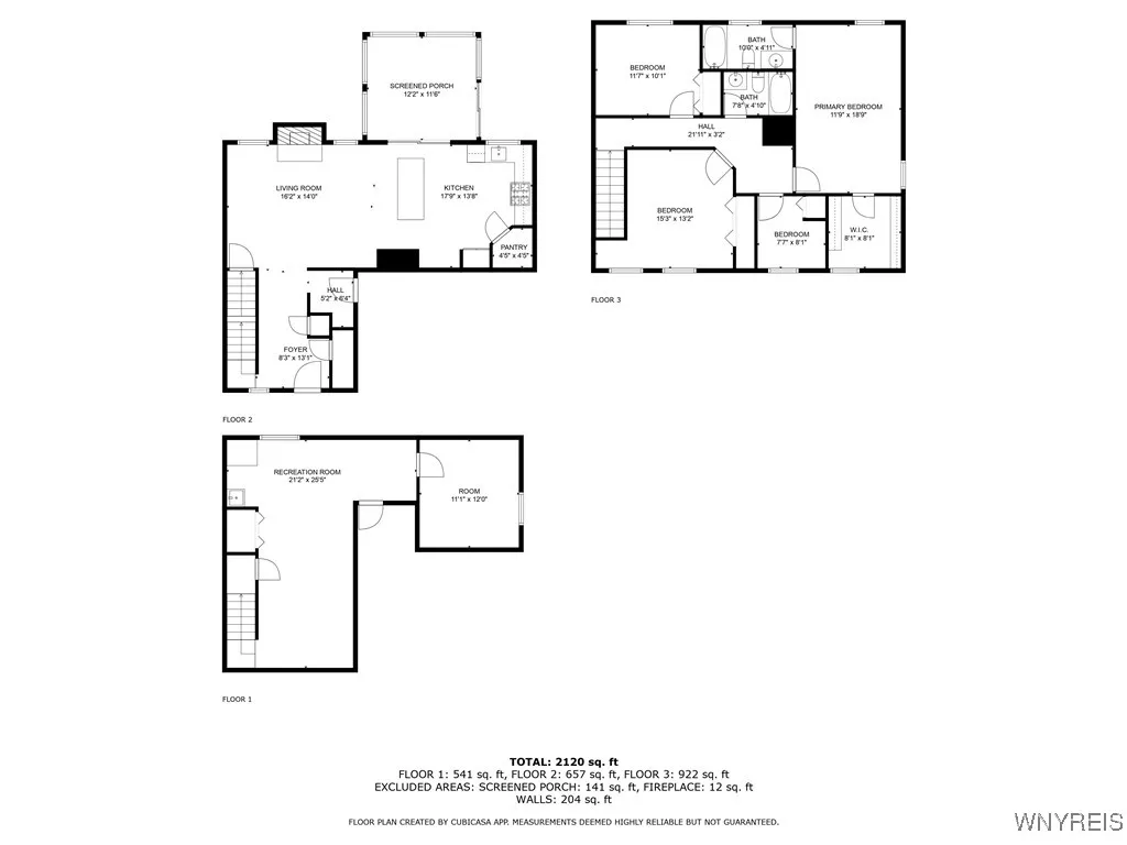 All floors.