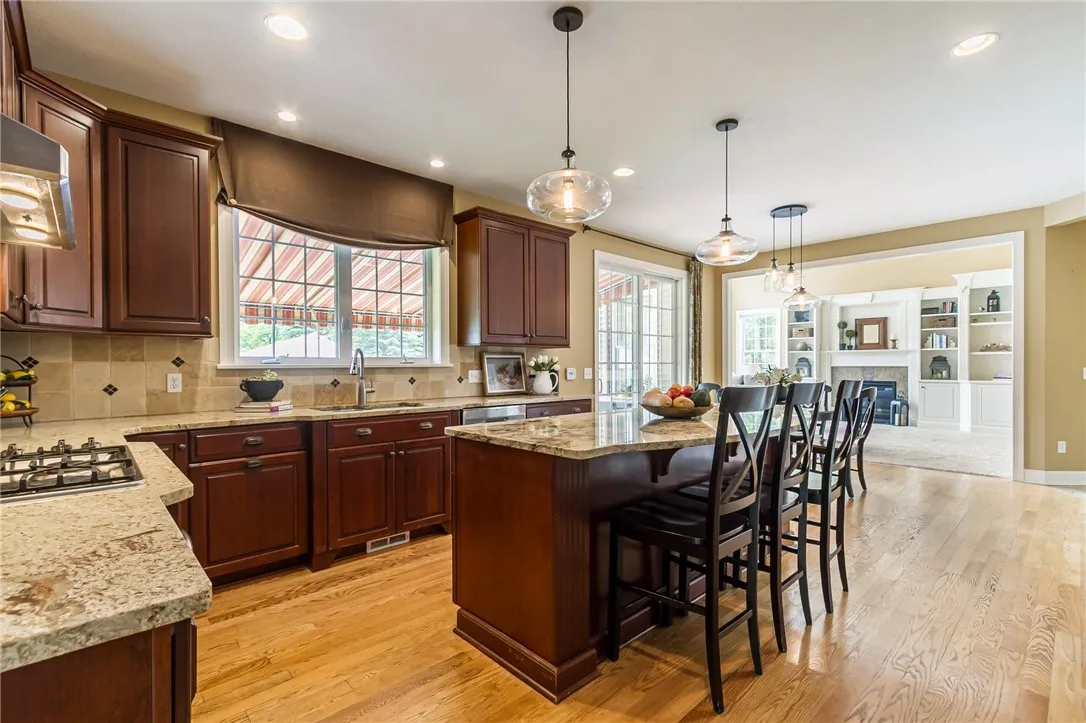 Kitchen facing north-west